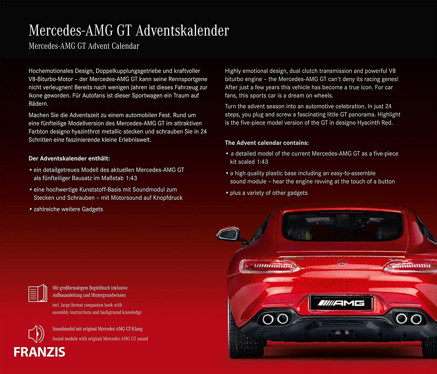 Mercedes-Benz AMG GT Adventkalender 1:43
