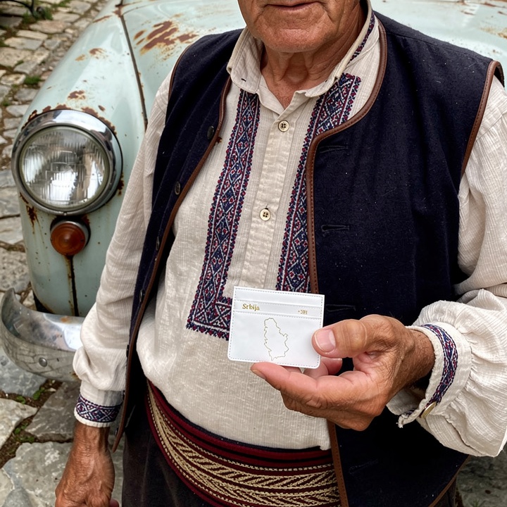Serbien Cardholder